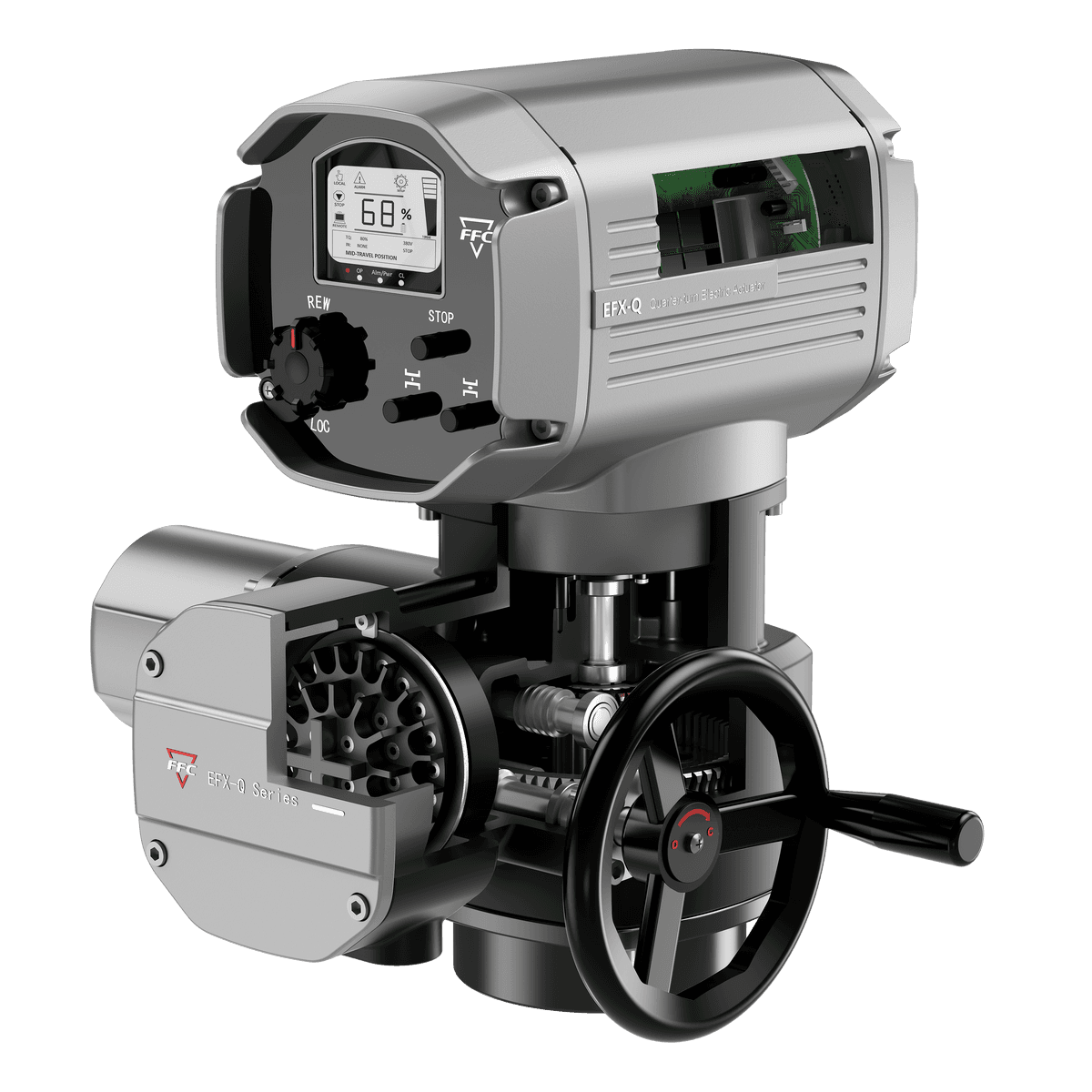 EFX-Q part-turn intelligent electric actuator